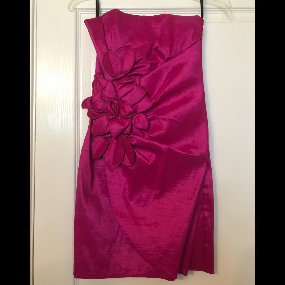 Fuchsia Strapless Dress